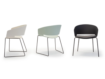 RONDA OUTDOOR SO0434 - Sled base garden chair with armrests by Andreu World - view 3